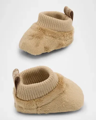 Ugg Kid's Nesti Fleece Pre Walkers, Baby/kids In Mustard Seed