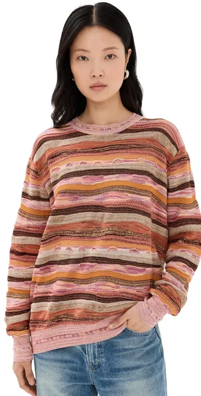 Ulla Johnson Ansel Pullover Sunset In Orange