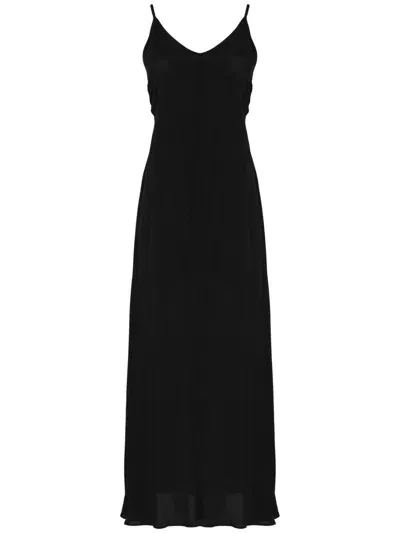 Uma Raquel Davidowicz Crepe Dress In Black