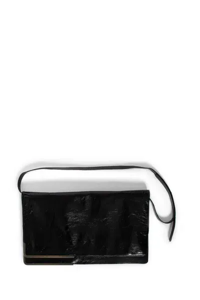 Uma Wang Woman Black Shoulder Bags