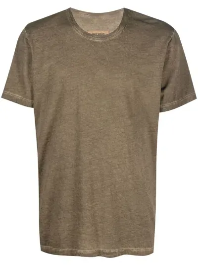 Uma Wang Round-neck Short-sleeved T-shirt In Green