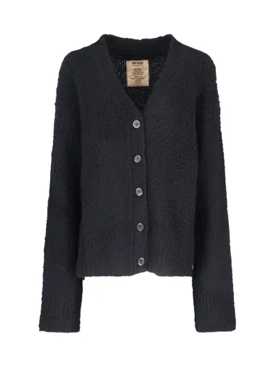 Uma Wang V-neck Cardigan In Black