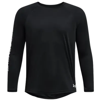 Under Armour Boys   Perimeter Shooting Shirt In Black