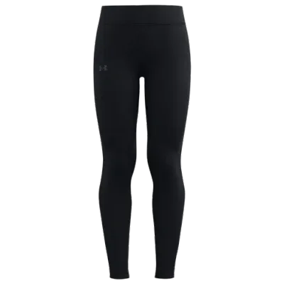 Under Armour Girls   Motion Leggings In Jet Gray/black