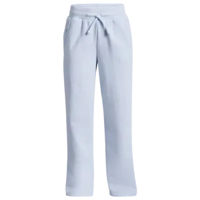 Under Armour Girls   Rival Fleece Pants In Oxford Blue/white