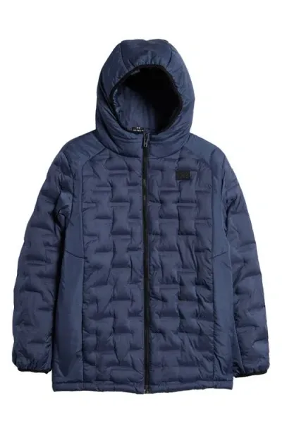 Under Armour Kids' Bonded Hooded Puffer Coat In Downpour Gray