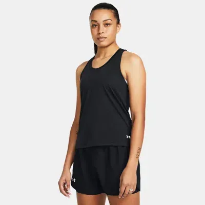 Under Armour Launch Singlet In Black