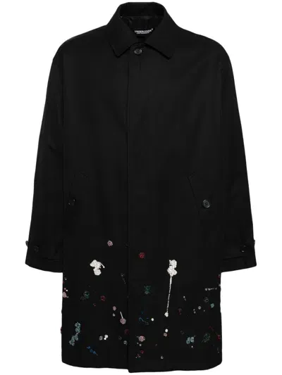 Undercover Cotton Coat In Black