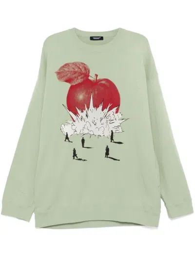 Undercover Graphic-print Sweatshirt In Green