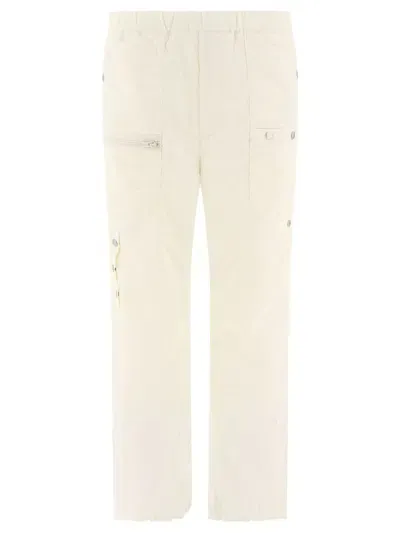 Undercover Nylon Cargo Trousers In White