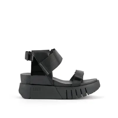 United Nude Delta Run Platform Sandals In Black