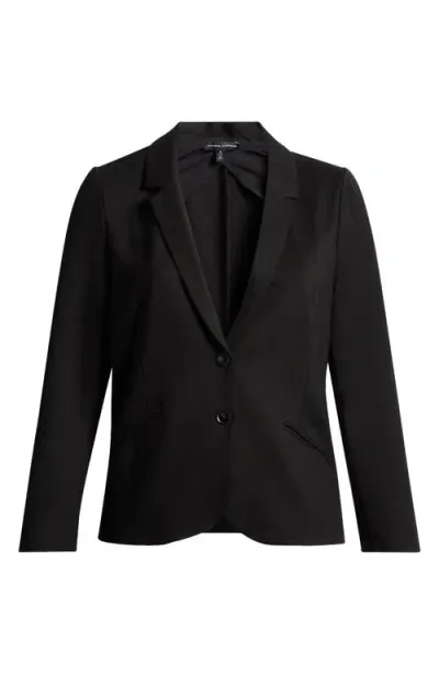 Universal Standard Beas Ponte Blazer In Black