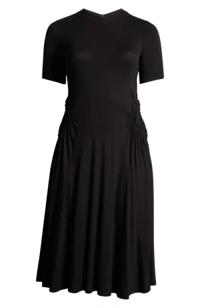 Universal Standard Devi Liquid Jersey Dress In Black