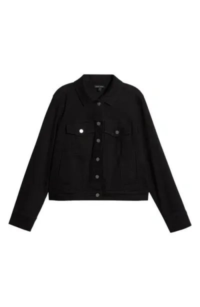 Universal Standard Kelsey Denim Jacket In Black