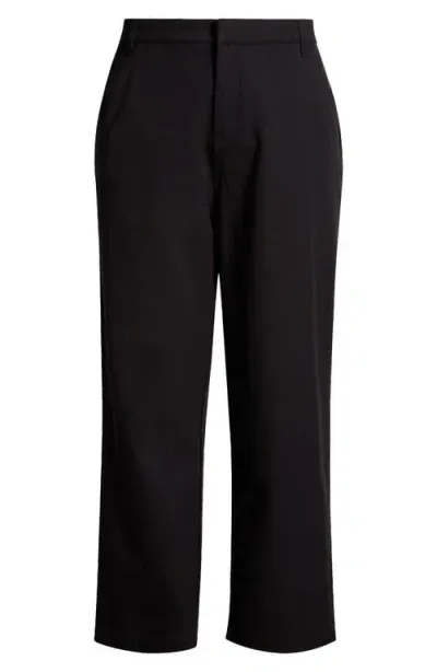 Universal Standard Orchard High Waist Stretch Twill Chino Pants In Black