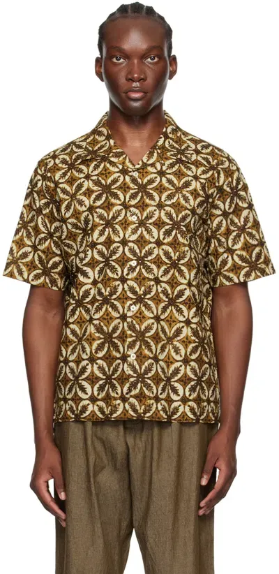 Universal Works Brown Camp Shirt