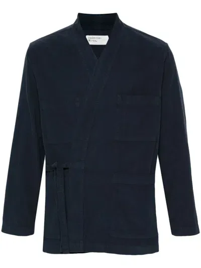 Universal Works Kyoto Jacket In Blue