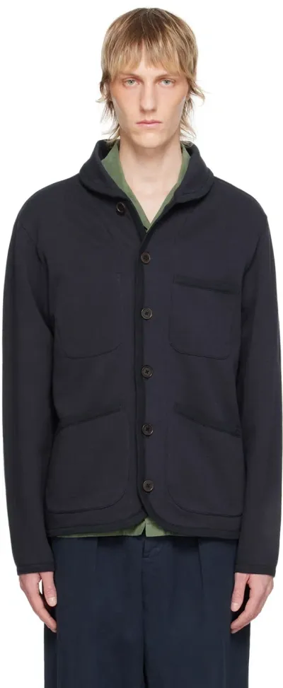 Universal Works Navy Button Jacket