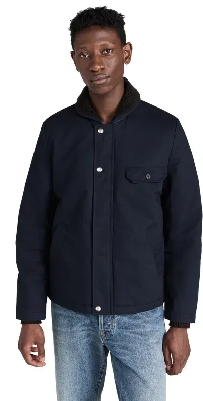 Universal Works Reversible N1 Jacket Navy/brown