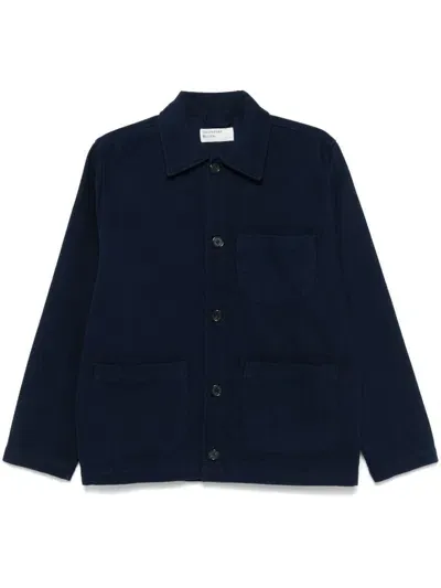 Universal Works Super Jacket In Blue