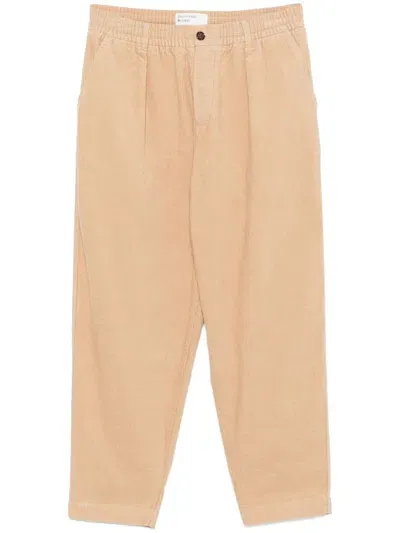 Universal Works Super Twill Trousers In Braun