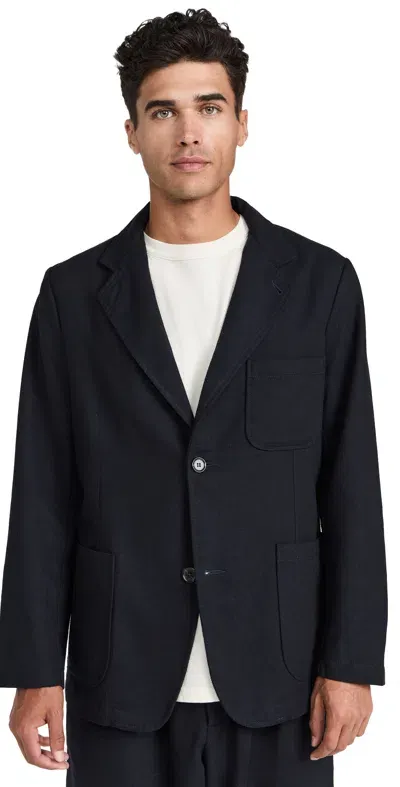 Universal Works Two Button Jacket Navy