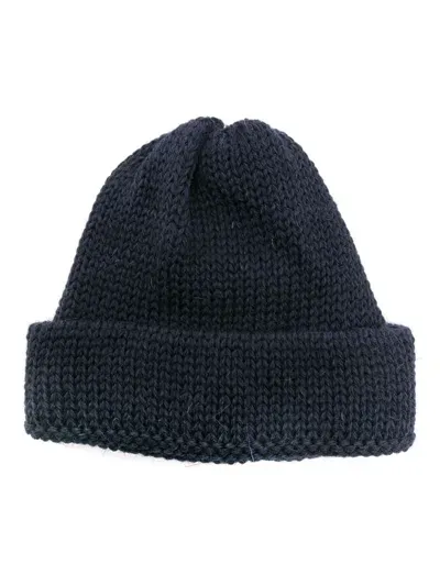 Universal Works Wool Watch Cap In Blue