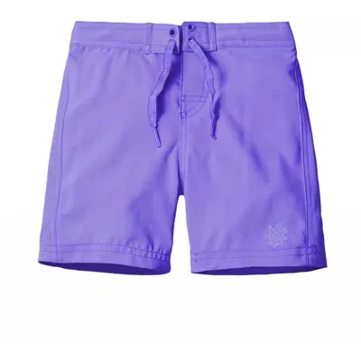 Uv Skinz Babies'  Board Shorts In Purple