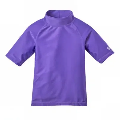 Uv Skinz Kids'  Short Sleeve Sun & Swim Shirt In Purple