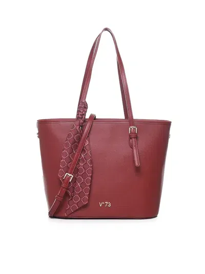 V73 Alice Tote Bag In Ecoleather In Red