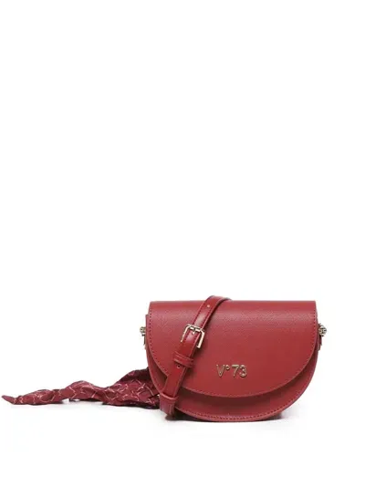 V73 Bamboo Cross-body Bag In Red