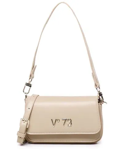 V73 Bamboo Shoulder Bag In Beige