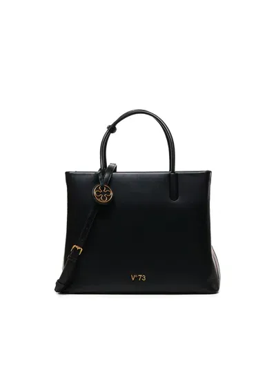 V73 Grazia Bag With Shoulder Strap In Black