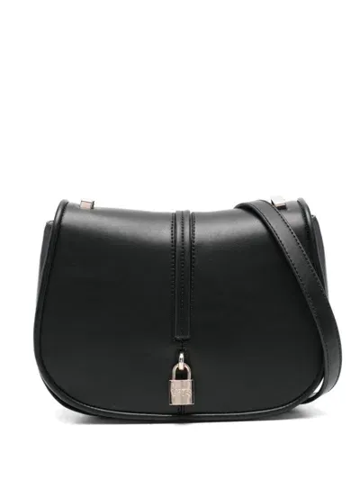 V73 Logo-engraved Satchel Bag In Black