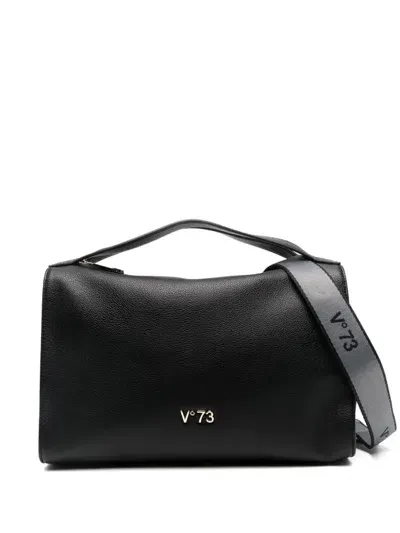 V73 Logo-lettering Cross Body Bag In Black