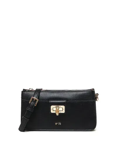 V73 Nefertiti Shoulder Bag In Black