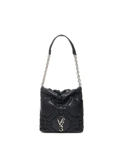 V73 Nyala Quilted Shoulder Bag In Black