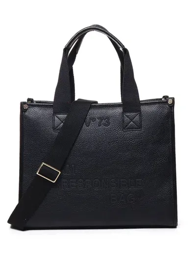 V73 Responsible Now Tote Bag In Black