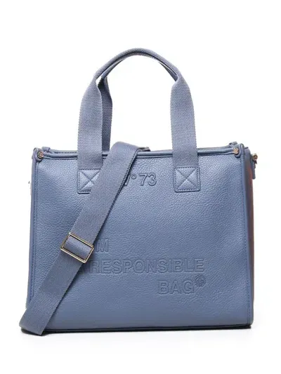 V73 Responsible Now Tote Bag In Blue