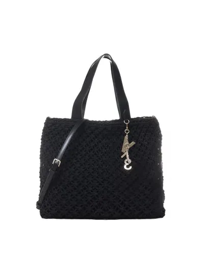 V73 Shopping Bag Bee In Black