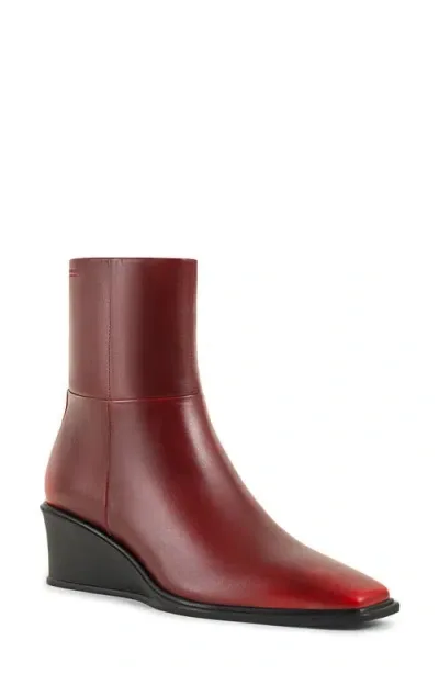 Vagabond Shoemakers Aino Wedge Bootie In Red