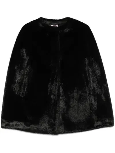 Valentini 1972 Faux-fur Coat In Black