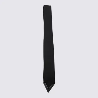 Valentino Garavani Black Silk Tie