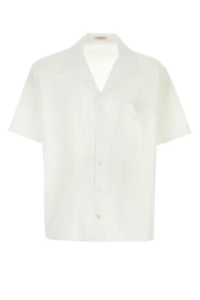 Valentino Camicia-54 Nd  Garavani Male In Bianco