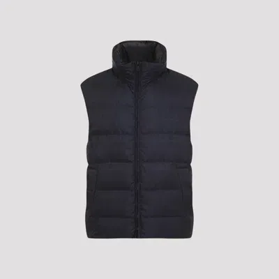 Valentino Down Vest In Blue