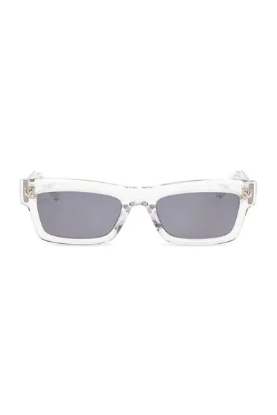 Valentino Garavani Valentino Eyewear Rectangle In White