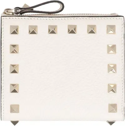 Valentino Garavani Rockstud Zip In White