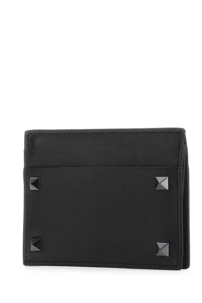 Valentino Garavani Wallets In Black