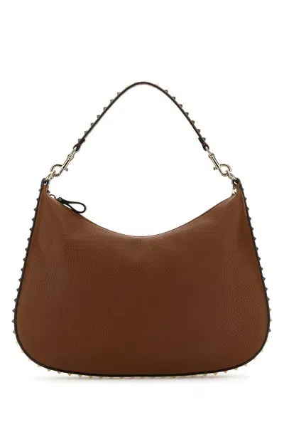 Valentino Garavani Hobo | Rockstud | Vit.st.-tu Nd  Female In Brown