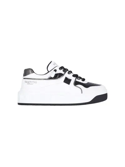 Valentino Garavani "one Stud" Low-top Sneakers In White